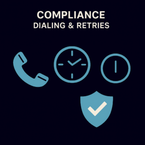 Phone, clock and shield icons on navy background showing steps to recover from a suspicious call label.
