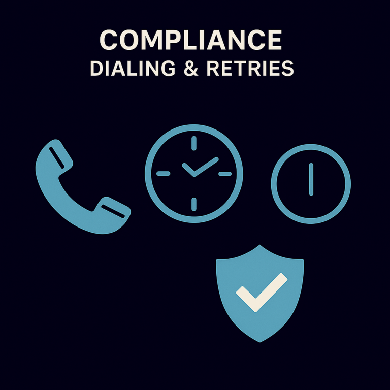 Phone, clock and shield icons on navy background showing steps to recover from a suspicious call label.